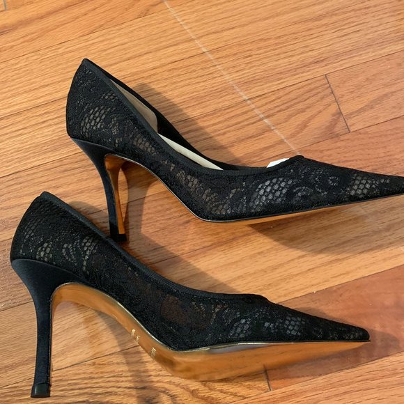 Anne Klein Lace Heel - Black - BNWT - Picture 2 of 10